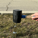 13' Medium Feather Flag Kit, Full Color Graphics One Side, Outdoor Spike base and Bag Included