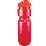 22 Oz. Translucent Bike Bottle w/ Flip Top Lid