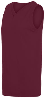 Ladies' Sleeveless V-Neck Poly/Cotton Jersey