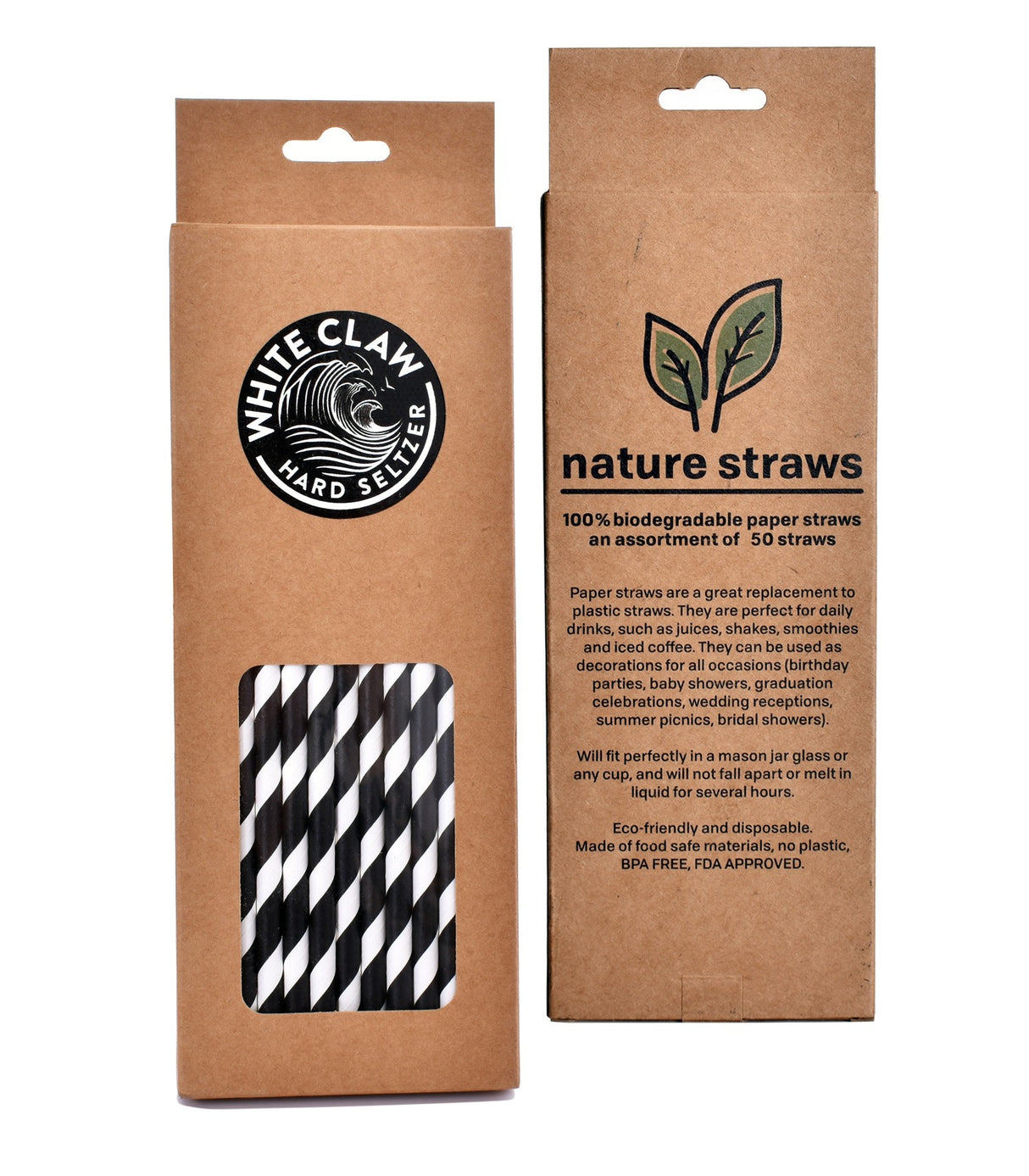 Craft Gift Box Paper Straws