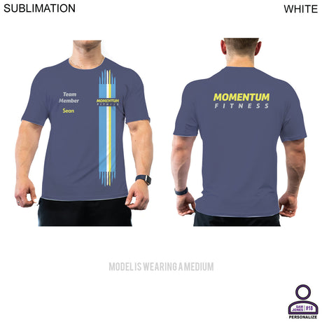 Personalized Sublimated Performance Uniform T-Shirt, Unisex, NO SETUP CHARGE
