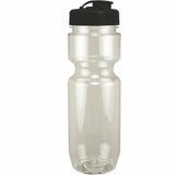 22 Oz. Translucent Bike Bottle w/ Flip Top Lid