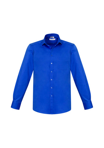 Men's Monaco Long Sleeve French Style Cotton Stretch Shirt