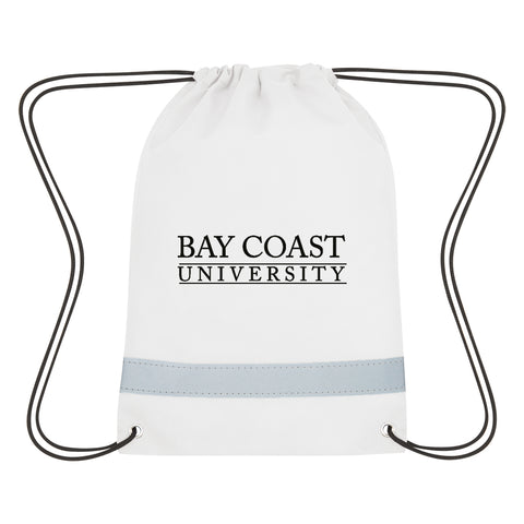 Lil' Bit Reflective Non-woven Drawstring Bag