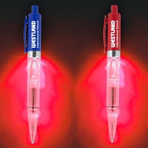 "Loma" Light Up Pen with RED Colour LED Light