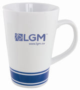 Trois 15oz 2tone white/blue mug