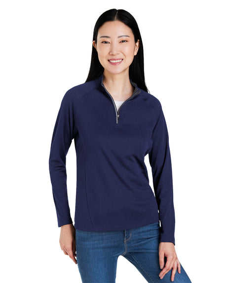 CORE 365 Ladies' Origin Performance Pique Quarter-Zip