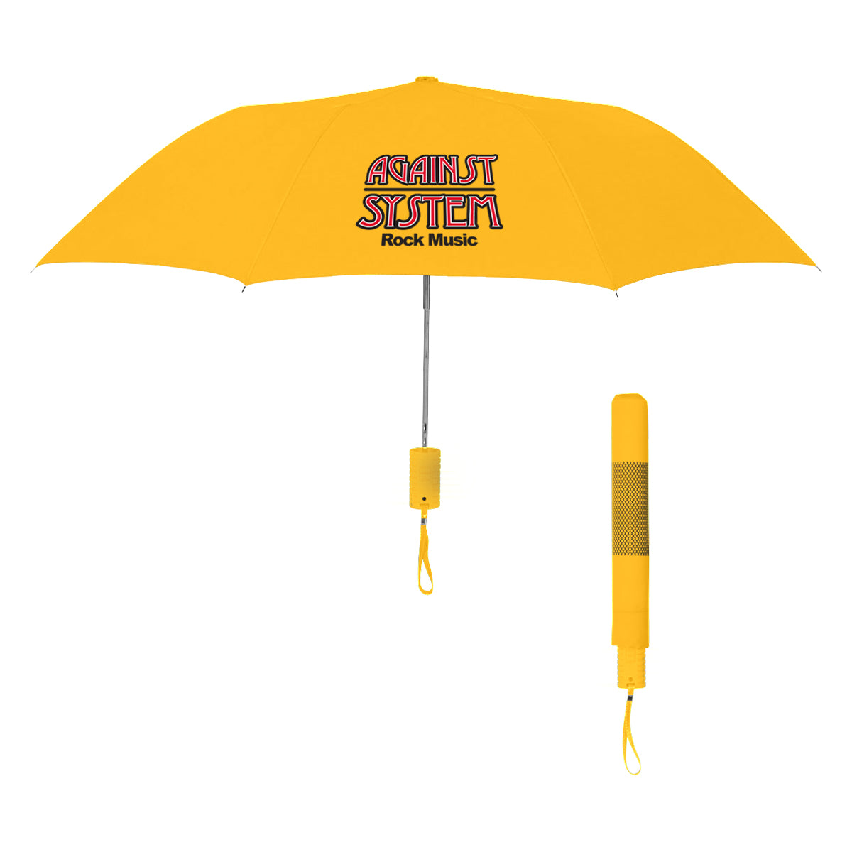 42" Arc Neon Telescopic Folding Umbrella