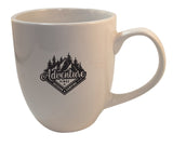 Fable, 16oz porcelain bistro style mug white