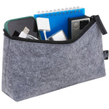 000296 The Goods Recycled Felt Zippered Pouch