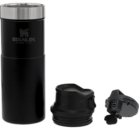 Stanley® Classic Trigger-Action travel mug 16oz matte black - Etched