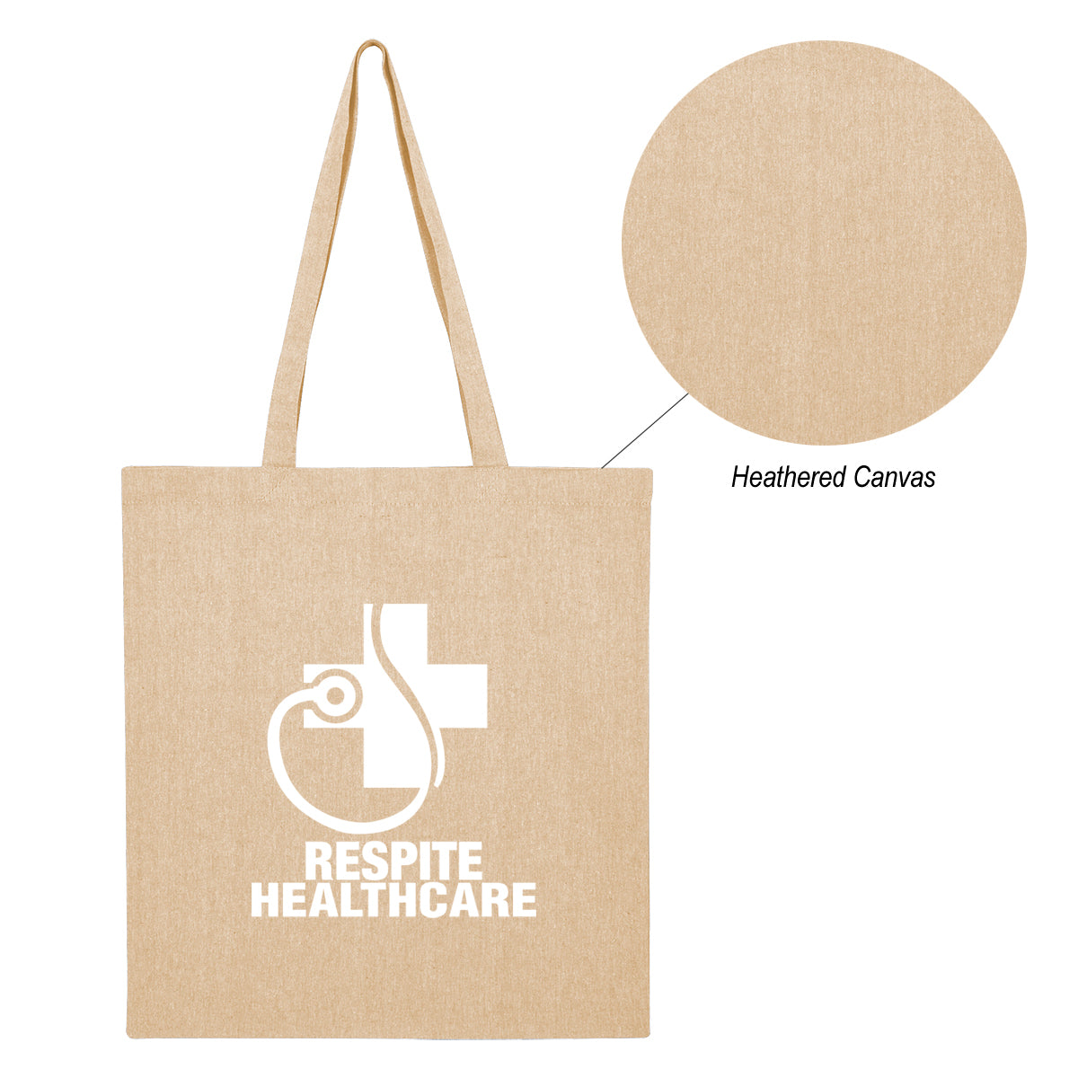 Harlow Heathered Tote Bag