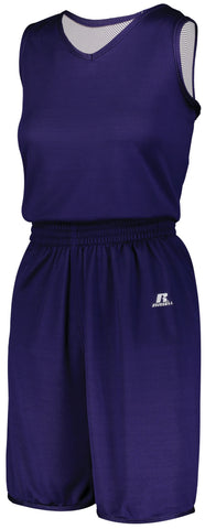 Ladies Undivided Solid Single Ply Reversible Shorts