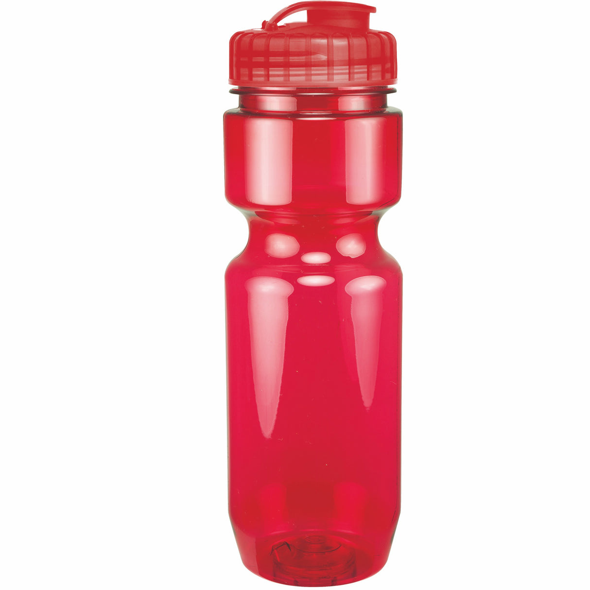 22 Oz. Translucent Bike Bottle w/ Flip Top Lid