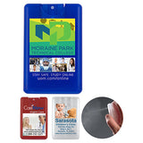 "SanCard" 20 ml. Antibacterial Hand Sanitizer Spray in Credit Card Shape Bottle (PhotoImage ® Full
