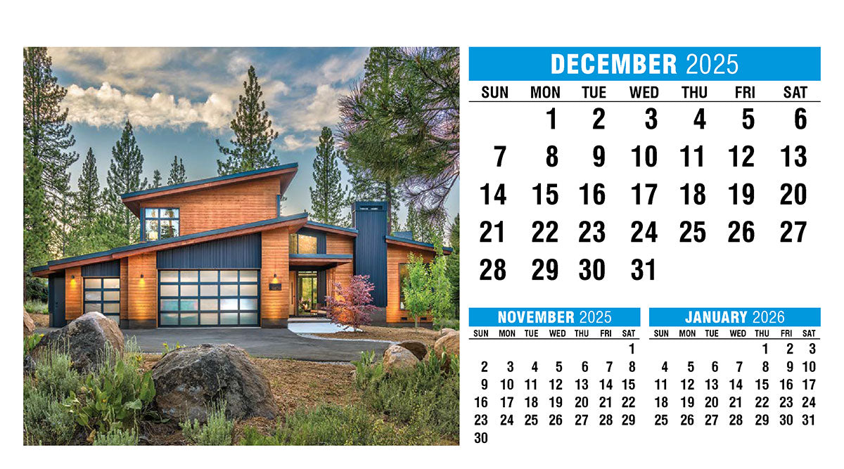 Homes Desk Tent Calendar