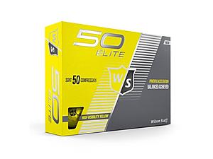 Wilson Staff® 50 Elite Yellow Golf Balls (1 Dozen)