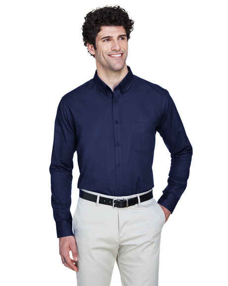 CORE 365 Men's Operate Long-Sleeve Twill Shirt