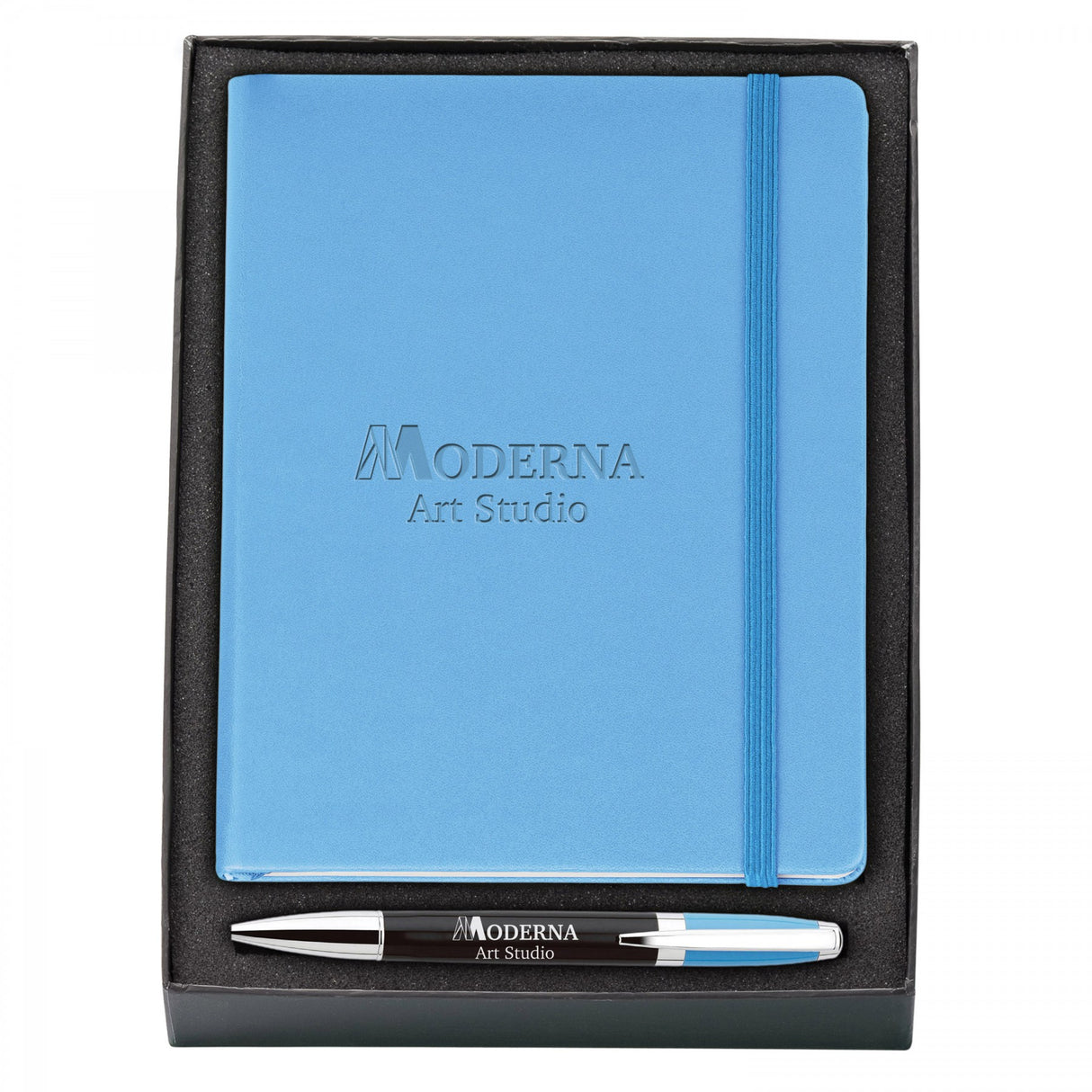 MELODY 2-TONE NEOSKINreg; PEN JOURNAL GIFT KIT