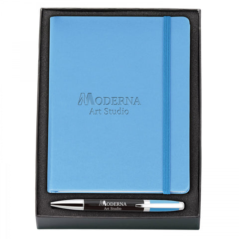 MELODY 2-TONE NEOSKINreg; PEN JOURNAL GIFT KIT