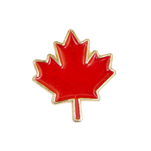 Maple Leaf Stock Design Lapel Pin