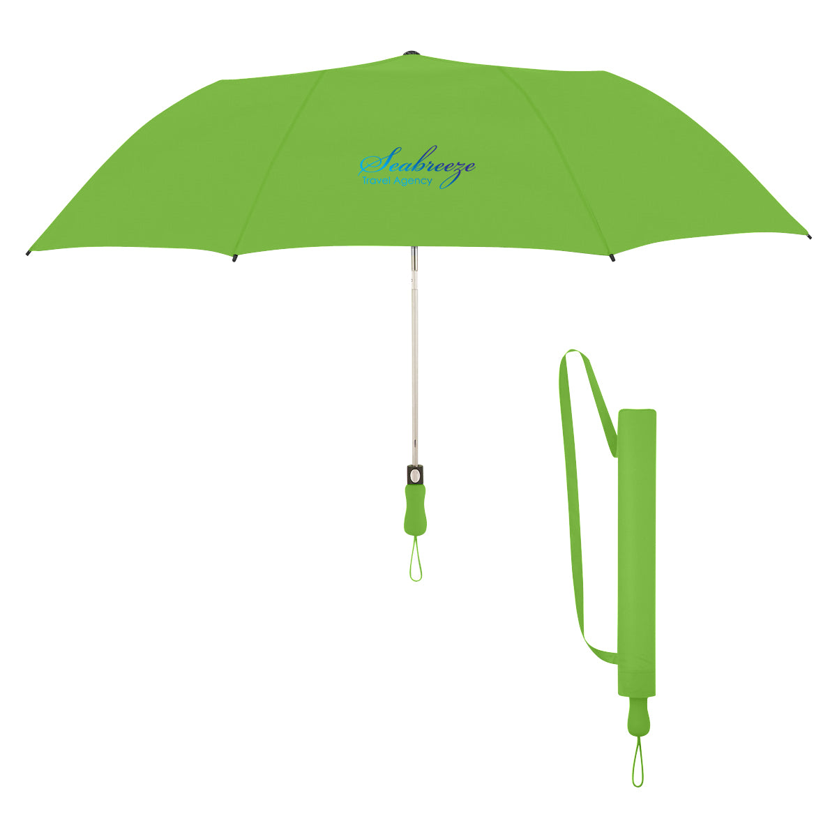 58" Arc Telescopic Folding Umbrella