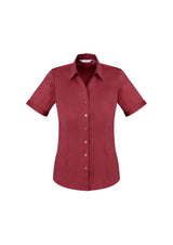 Ladies' Short Sleeve Monaco French Style Cotton Stretch Shirt
