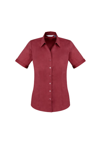 Ladies' Short Sleeve Monaco French Style Cotton Stretch Shirt