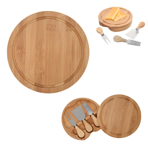 3-piece Bamboo Cheese Server Kit