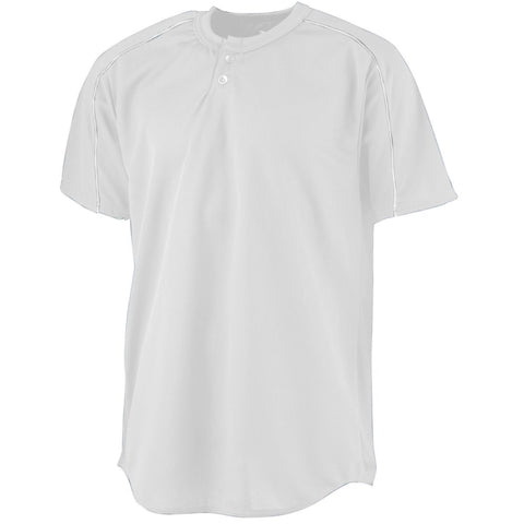 Youth Wicking Two-Button Baseball Jersey