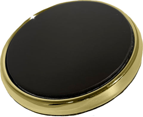 Single Desktop Coaster gold heavy weight