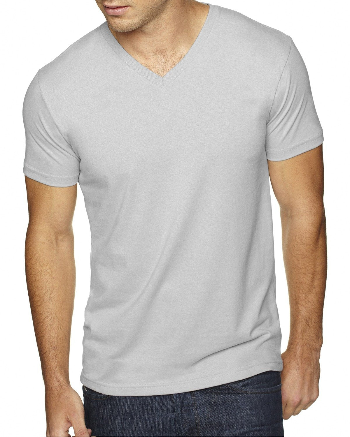 NEXT LEVEL APPAREL Men's Sueded V-Neck T-Shirt