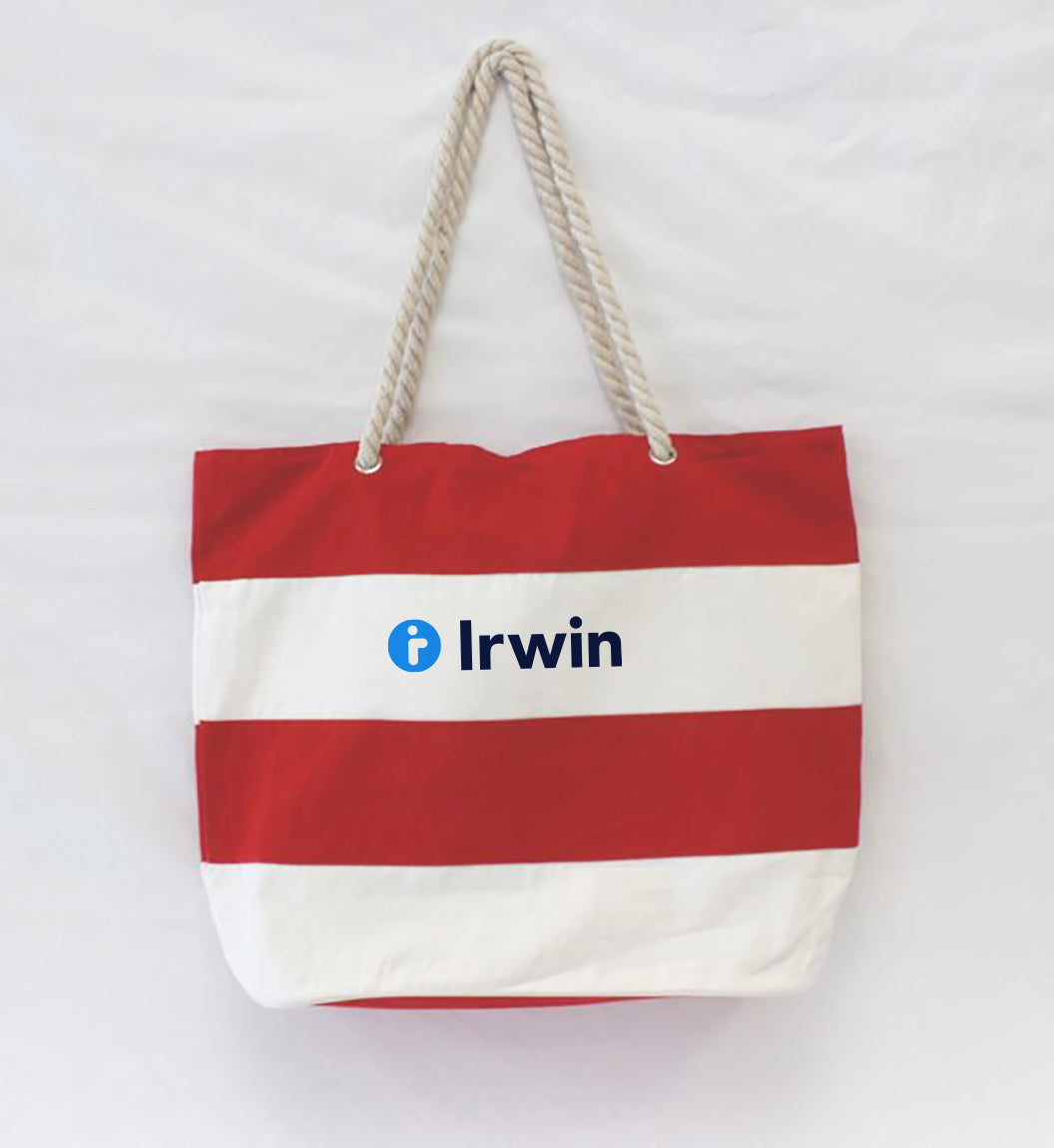 Cabana Beach Bag with Rope Handles