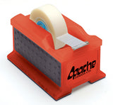 Translucent tape dispenser red/black