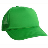 5 Panel Poly Foam Mesh Trucker Cap w/Flat Bill