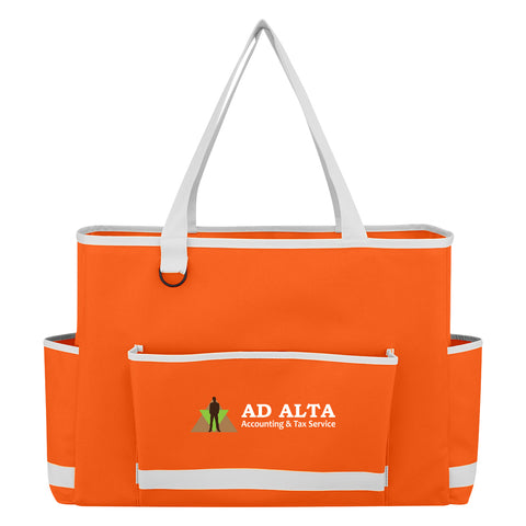 Tri-pocket Tote Bag