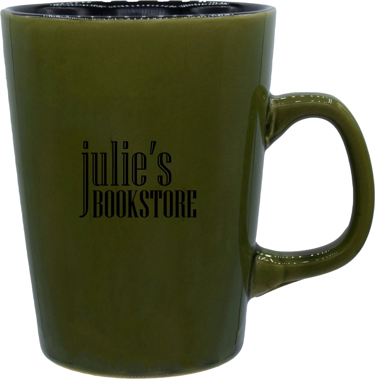 Economy London 15oz green ceramic mug