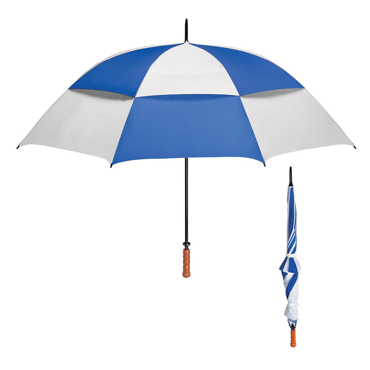 68" Arc Windproof Vented Umbrella