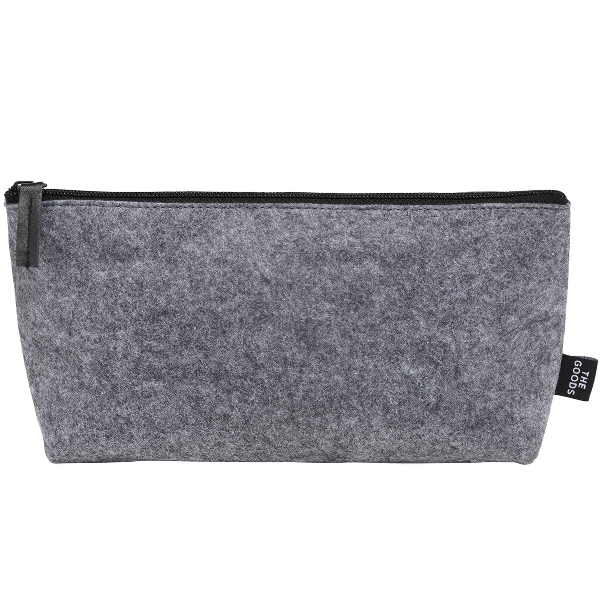 000296 The Goods Recycled Felt Zippered Pouch