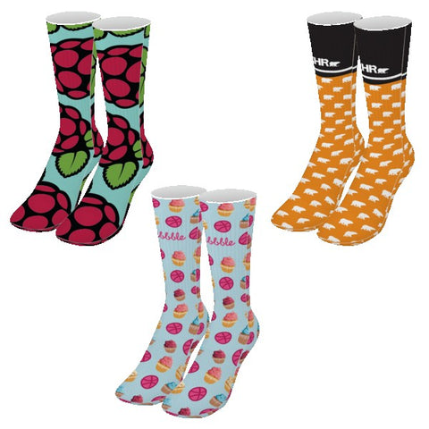 Import Dye-Sublimated Tube Socks (Pair)
