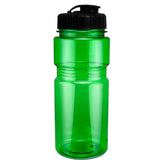 20 Oz. Translucent Recreation Bottle w/ Flip Top Lid