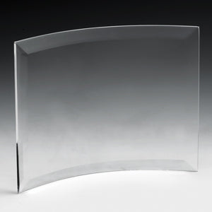 Freestanding Curved Screen Printed Award (5"x 7")