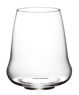 ~Stemless Wings Riesling, 16.23oz RIEDEL crystal stemless glass S/2 in a Mystique black gift box
