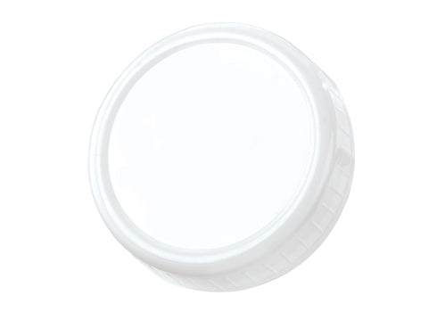 Plastic Mason style lid (solid), white