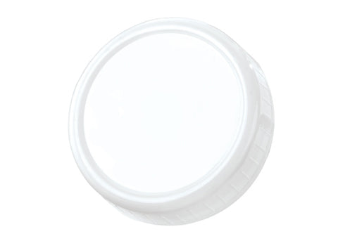 Plastic Mason style lid (solid), white