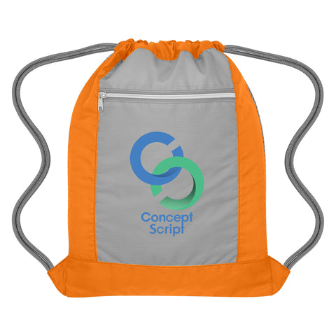 Flip Side Drawstring Sports Bag