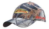 Brushed Cotton Cap w/Leaf Print Camouflage