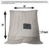 48Hr Quick Ship - Premium Cable Knit Cotton Throw, 50x60, with Lasered logo patch, NO SETUP CHARGE