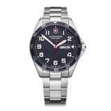 FieldForce Stainless Steel Watch w/Blue Dial