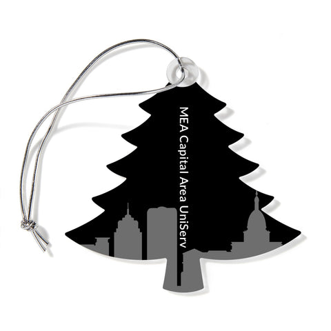 Tree Shaped USA Made Acrylic Ornament